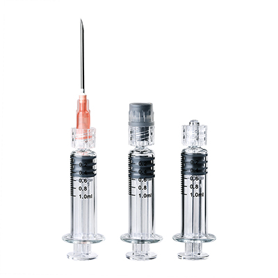 Luer lock glass syringe(1.0ml)